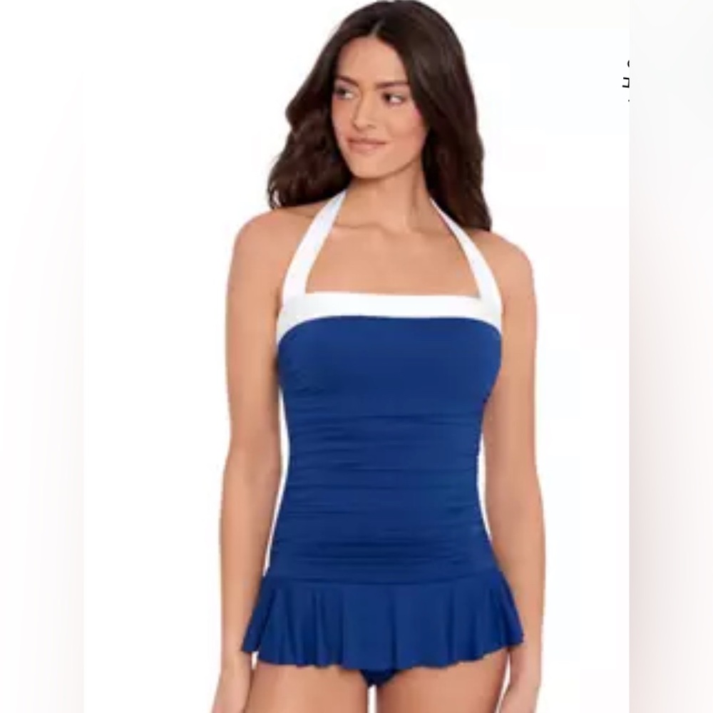 Lauren Ralph Lauren Bel-Air skirted Halter Swimsuit